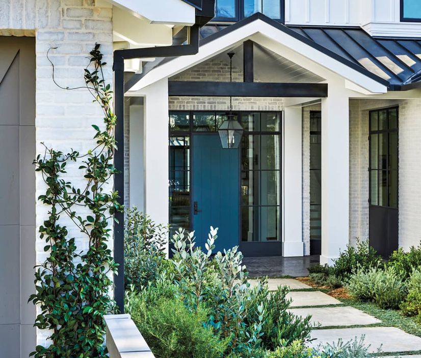 Contractor doing exterior house work